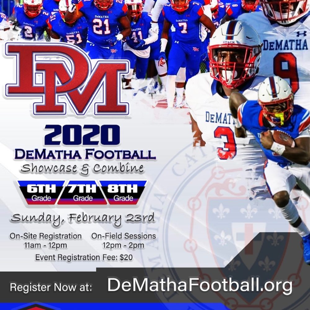 DeMatha Football | DeMatha Football Showcase and Combine 2020 powered
